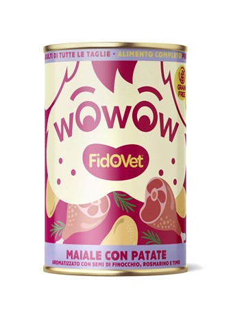 Fidovet, WOWOW, pork & potatoes, 400 g