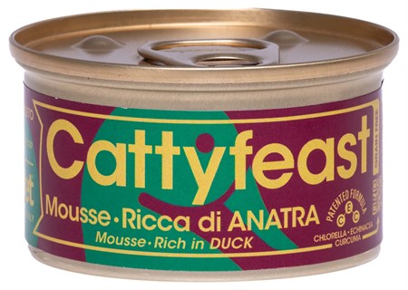 Fidovet CattyFeast Adult, mousse, duck, 85 g