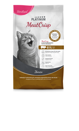 Platinum Cat MeatCrisp Sterilised Iberico 3 kg