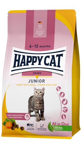 HappyCat Junior fågel, 10 kg