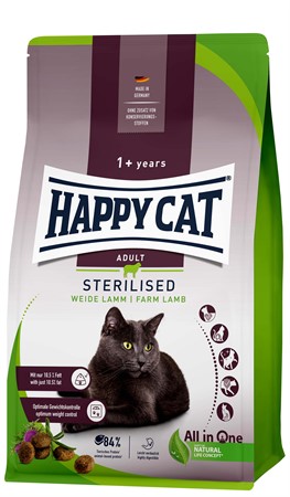 HappyCat Adult sterilised, lamm, 10 kg