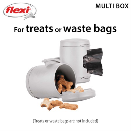 flexi Multibox, ø 5 × 7 cm, 1 rulle x 20 påsar, ljusblå/grå