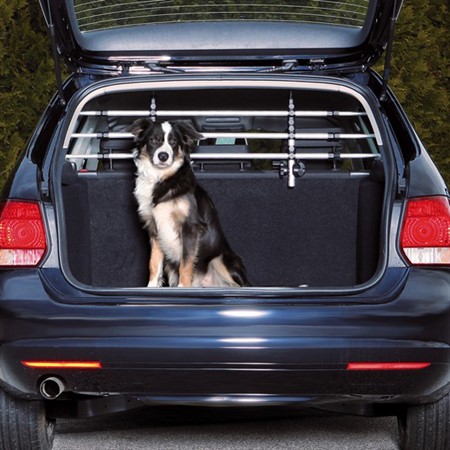 Lastgaller till bil aluminium, b: 96-163 cm h: 34-48 cm, silver/svart