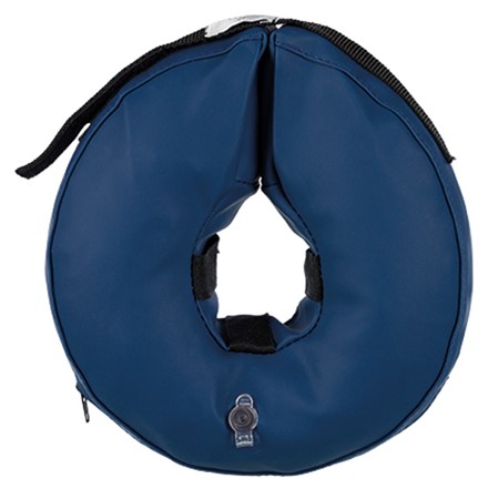 Hundkrage, uppblåsbar, XS, 20-24 cm, blå