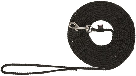Spårlina, nylon, 5 m/ø 5 mm, svart