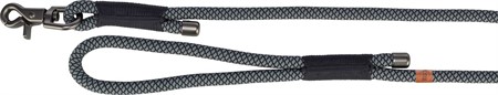 (BV)Soft rep koppel, S-XL: 1.00 m/ø 10 mm, svart/grå