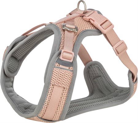 (BV)Premium FlexMesh sele, bred, S-M: 48-69 cm/20 mm, blush