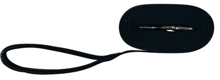Spårlina/dressyrband, 10 m/20 mm, svart