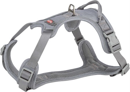 Premium spårsele Active, XS-S: 30-40 cm/15 mm, grafitgrå