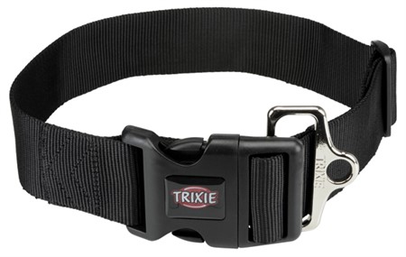 (BV)Premium halsband XXL, L-XXL: 55-80 cm/50 mm, svart