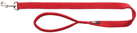 Premium koppel, XS: 1.20 m/10 mm, röd