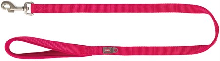 (BV)Premium koppel, XS: 1.20 m/10 mm, fuchsia