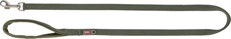 (BV)Premium koppel, XS: 1.20 m/10 mm, olivgrön
