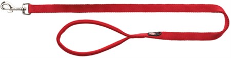 Premium koppel, XS/S: 1.20 m/15 mm, röd