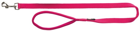 (BV)Premium koppel, XS-S: 1.20 m/15 mm, fuchsia
