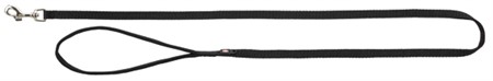(BV)Premium koppel, L-XL: 1.00 m/25 mm, svart