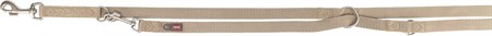 (BV)Premium multikoppel, XS-S: 2.00 m/15 mm, sand