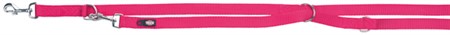Premium multikoppel, L-XL: 2.00 m/25 mm, fuchsia