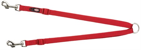 Premium parkoppel, XS/M: 40-70 cm/15 mm, röd