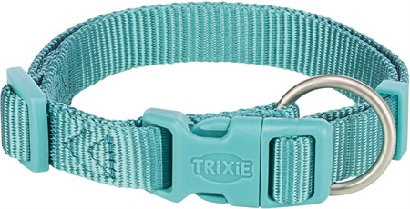 (BV)Premium halsband, XS-S: 22-35 cm/10 mm, aqua