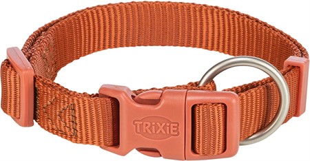 (BV)Premium halsband, XS-S: 22-35 cm/10 mm, rost