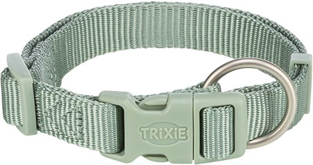 Premium halsband, XS-S: 22-35 cm/10 mm, sage