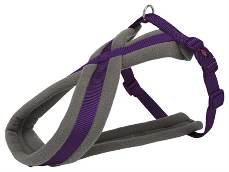 Premium touring sele,L-XL: 70-110 cm/25 mm, violett