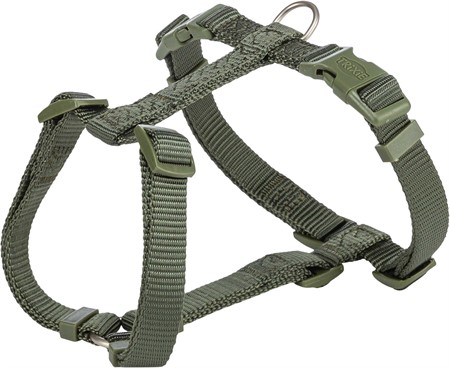 (BV)Premium H-sele, XS-S: 30-44 cm/10 mm, olivgrön