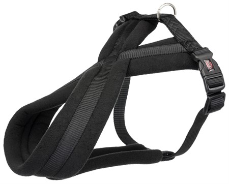 Premium touring sele, S/M: 40-70 cm/25 mm, svart