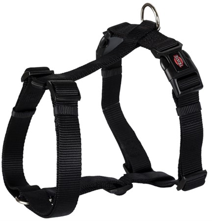 Premium H-sele, XXS: 20-30 cm/10 mm, svart