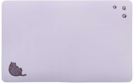 Matskålsunderlägg Fat-Cat/tassar, 44 × 28 cm