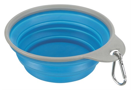 Reseskål i silikon, plastkant, 0.5 l/ø 14 cm