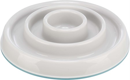 Slow Feed skål, plast/TPR, 0.45 l/ø 23 cm