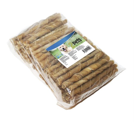 2pets Tuggpinne vriden 12 cm/ 5-6 mm, 100-pack