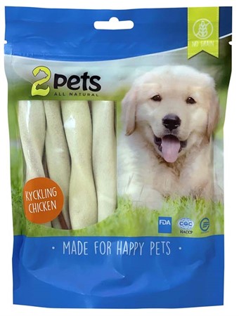 2pets Tuggtwister m kycklingfilé, Medium, 170 g