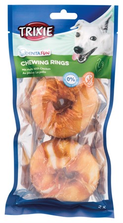 Denta Fun Tuggring, kyckling, ø 6 cm, 2-pack/110 g