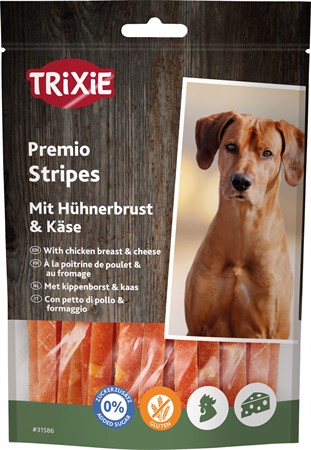PREMIO Chicken Cheese Stripes 100g