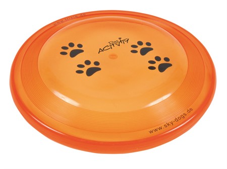 Frisbee, plast, bittålig, ø23 cm