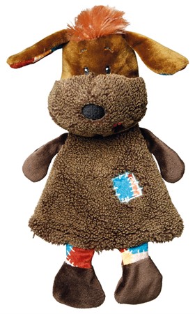 Hund, plysch, 28 cm