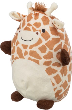 Giraff, memoryfoam, plysch, 26 cm
