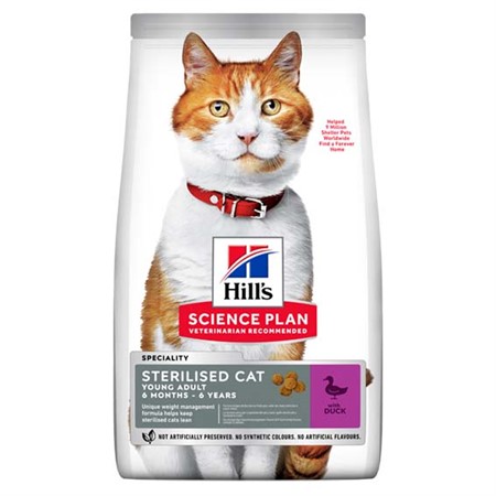 Hills Feline Adult Sterilised Duck 1.5kg
