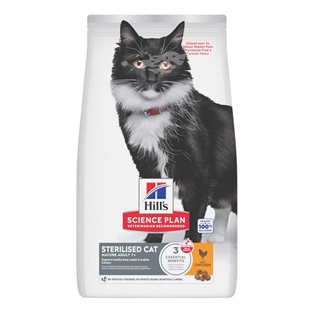 Hills Feline Mature Sterilised Chicken 7kg