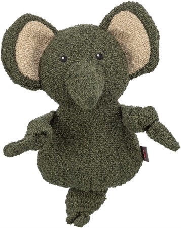 Elefant, plysch, återvunnen, 30 cm