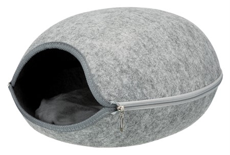 Luna igloo, filt, 40 × h24 × 46 cm, ljusgrå