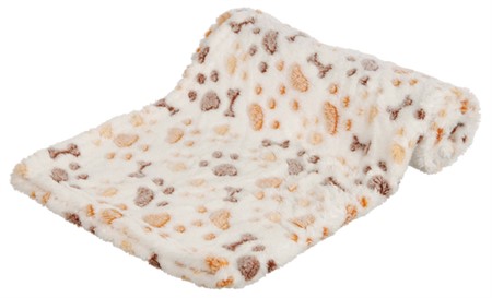 Lingo filt, vit/beige, 75 × 50 cm