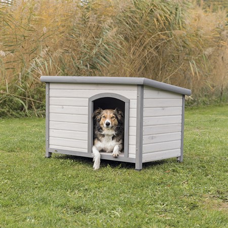(BV)Hundkoja Classic, M-L: 104 × h72 × 68 cm, grå