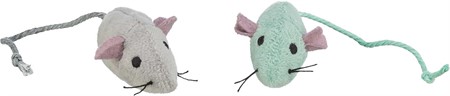 Plyschmöss med bjällra, 5 cm, 2 st