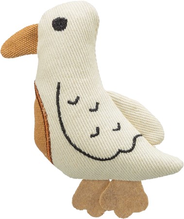 Fågel, tyg, 13 cm
