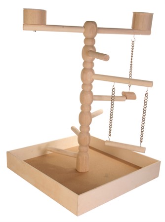 Lekpark trä, 41 × 55 × 41 cm