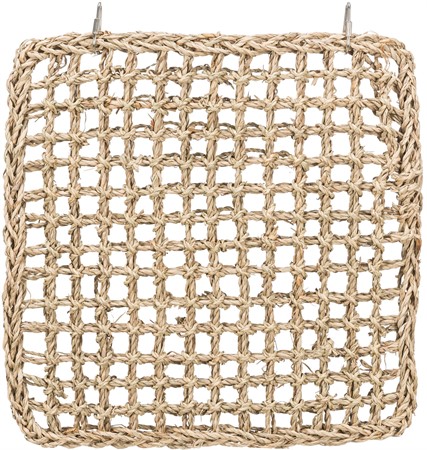 Sjögräsmatta hängande för klättring, 30 × 30 cm